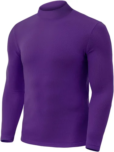 Miniatura 3 de Camisas de manga larga con cuello alto falso para hombre