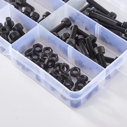 Miniatura 4 de Tornillos y tuercas M5 x 0.236 in, 0.315 in, 0.394 in, 0.472 in, 0.630 in, 0.787 in, 0.984 in, cabeza hexagonal, tornillos y tuercas, tornillo