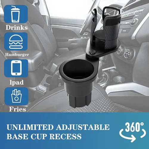 Miniatura 6 de Expansor de portavasos de automóvil con base ajustable y expansor para vehículos, compatible con tazas, compatible con tazas Yeti de 14/24/36/40/46