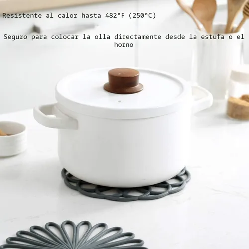 Miniatura 2 de Juego de 3 salvamanteles de silicona, antideslizantes y resistentes al calor, almohadillas calientes de cocina modernas para mesa y encimera