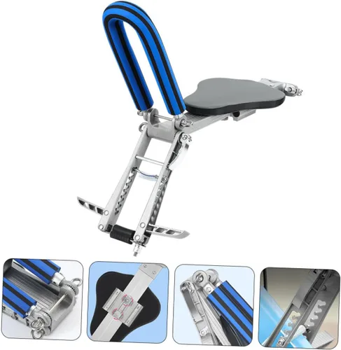 Miniatura 6 de ibasenice Asiento ajustable para niños y niñas para bicicletas, montaje de aleación de aluminio, fácil de instalar