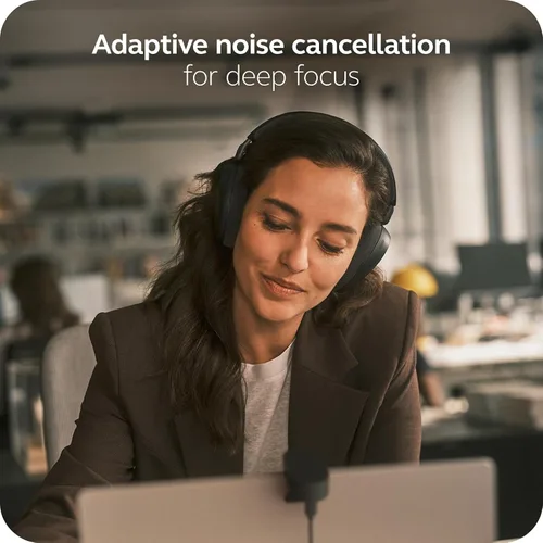 Miniatura 9 de Jabra Evolve3 85 - Auriculares inalámbricos Bluetooth con micrófono para el trabajo, USB-A, tecnología de llamada de voz AI, cancelación activa