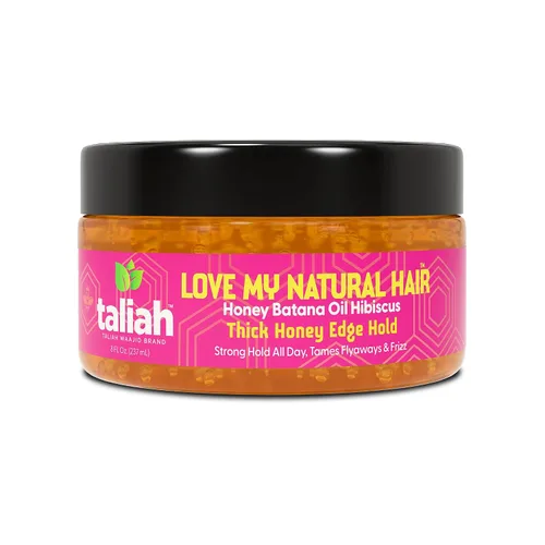 Miniatura 2 de Taliah Waajid Love My Natural Hair - Fijación gruesa de 8 onzas, control de bordes de sujeción extra con miel, no se descama, hidratante, sujeción