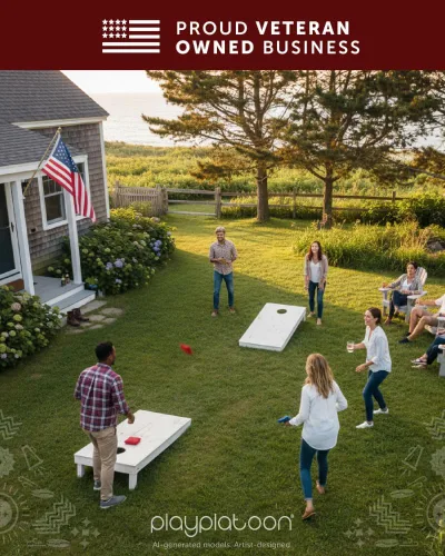 Miniatura 2 de Play Platoon Bolsas de Cornhole Resistentes a la Intemperie - Juego de 8 Bolsas de Frijoles Reglamentarias para Lanzar - Tamaño y Peso Profesional