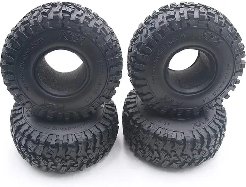 Miniatura 2 de KYX Racing Rubber 1.9 Inch Neumáticos 4.646 in x 1.772 in Neumáticos para 1/10 Rc Crawler (2pcs)