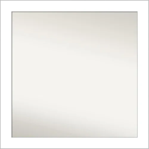 Miniatura 14 de Amanti Art Espejo de pared blanco de 30 x 42 pulgadas, espejo de baño rectangular blanco para decoración de pared de sala de estar, marco Parlor