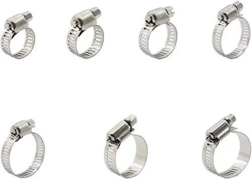 Miniatura 10 de 20 abrazaderas de cable, abrazaderas ajustables de acero inoxidable 304 para conductos, abrazadera de tubo, abrazadera de conducto de aire