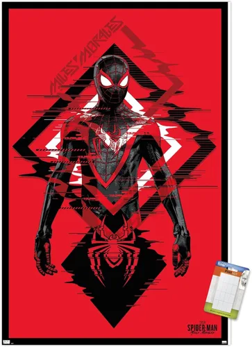 Miniatura 10 de Trends International Marvel's Spider-Man: Miles Morales - Póster de pared de traje, 22.375 x 34 pulgadas, versión premium sin marco