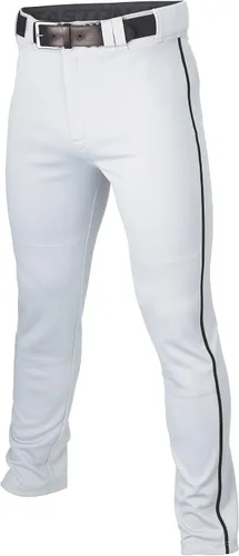 Easton Pantalones de béisbol Rival+ para hombre, ajuste semirelajado de longitud completa, tallas para adultos, ribeteados, varios colores