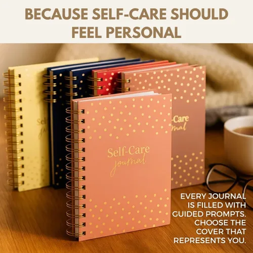 Miniatura 8 de Diario diario de cuidado personal para mujeres, A5, diario de bienestar con indicaciones, diario de objetivos de regalo para mujeres para felicidad