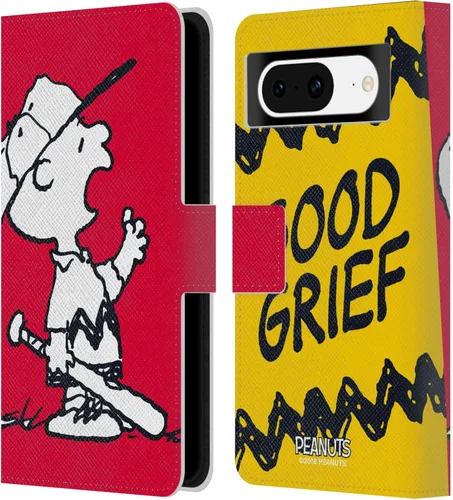 Miniatura 56 de Head Case Designs Officially Licensed Peanuts Snoopy & Woodstock 2 Halfs and Laughs Leather Wallet Case Compatible with Google Pixel 8 Snoopy