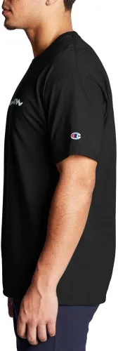 Miniatura 3 de Champion - Camiseta para hombre, de algodón de peso medio, de cuello redondo, con texto (talla regular o Big & Tall)