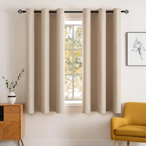 Miniatura 115 de MIULEE Cortinas opacas para dormitorio o sala de estar, juego de 2 paneles de cortina para ventana con aislamiento térmico y bloqueo de luz