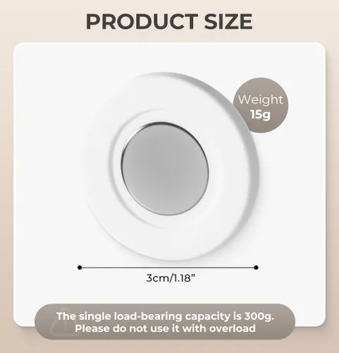 Miniatura 6 de KAMOJI Soporte magnético para control remoto, organizador de control remoto de silicona 2025, sin agujeros para montaje en pared, soporte