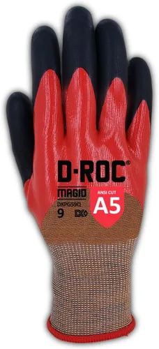 Miniatura 2 de MAGID D-ROC DX+ Technology DXPG59F 18-Gauge Double-Dipped Foam Nitrile Fully Coated Coreless Work Glove