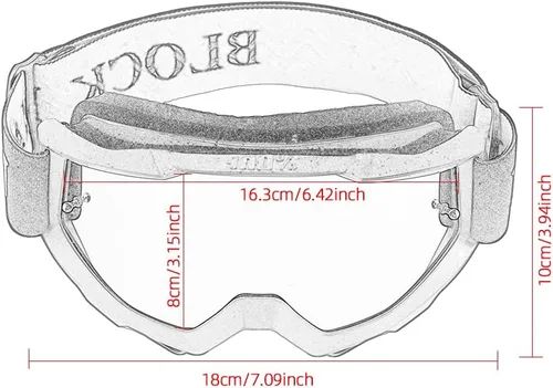 Miniatura 4 de Gafas de motocicleta vintage - Steampunk y gafas de esquí para Dirk Bike y Touring Riding #1 Marco rojo+lentes plateados-378