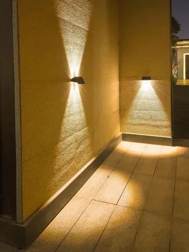 Miniatura 6 de Luces solares para iluminación exterior, arriba y abajo, luz solar para exteriores, dos modos de iluminación, encendido/apagado automático, IP65