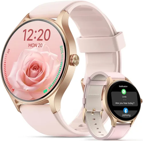 Miniatura 12 de Woneligo Relojes inteligentes para hombres y mujeres, reloj AMOLED de fitness con pantalla táctil de 1.57 pulgadas para iPhone y Android, monitor