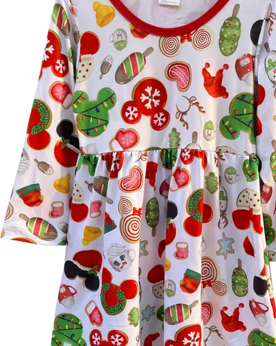 Miniatura 2 de Adorable vestido de Halloween para niñas pequeñas, apto para niñas de 1 a 7 años, cuello redondo, mangas con volantes, longitud a la rodilla