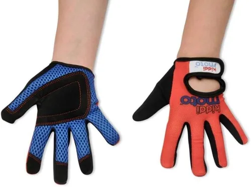 Miniatura 7 de Kiddimoto Guantes de ciclismo antideslizantes para niños y niñas, BMX, MTB Riding, gimnasia, scooters, monopatín