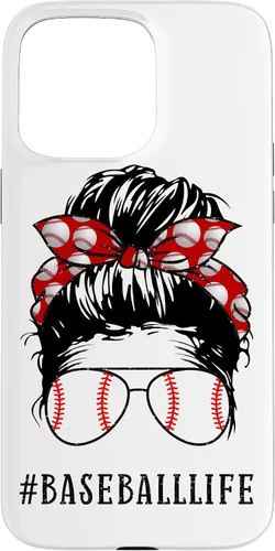 Miniatura 31 de Mom Messy Hair Bun Aviators Glasses Baseball Mother Life Case for iPhone 17