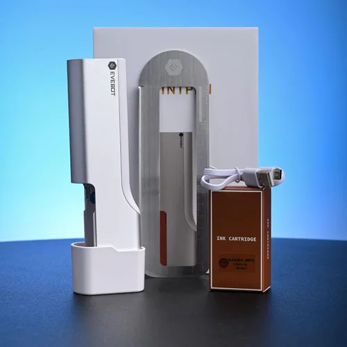 Miniatura 9 de EVEBOT Bolígrafo de impresión de alimentos portátil mini para café con leche, art de café, macaron, galleta, diseño DIY, bolígrafo de impresión