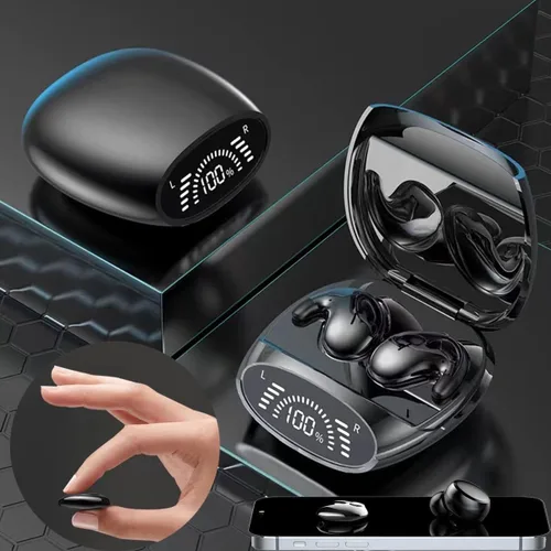 Miniatura 5 de Xmenha Auriculares ocultos para dormir de lado, pequeños y pequeños, invisibles, inalámbricos, Bluetooth, discretos, para el trabajo, invisibles
