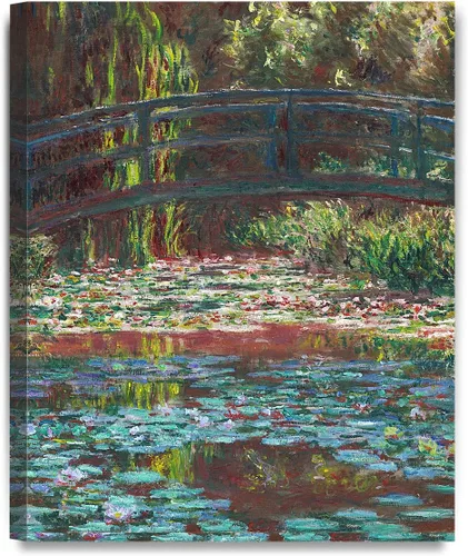 Miniatura 40 de Pinturas clásicas mundiales de Claude Monet Impresión giclée sobre lienzo alargado, pieza de galería para colgar y decorar el hogar, The CliffWalk