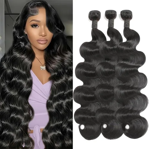 Miniatura 8 de 10A brasileño ondulado 1 paquete de 10 pulgadas, paquetes individuales de cabello humano ondulado, un paquete 100% sin procesar Remy virgen 1B