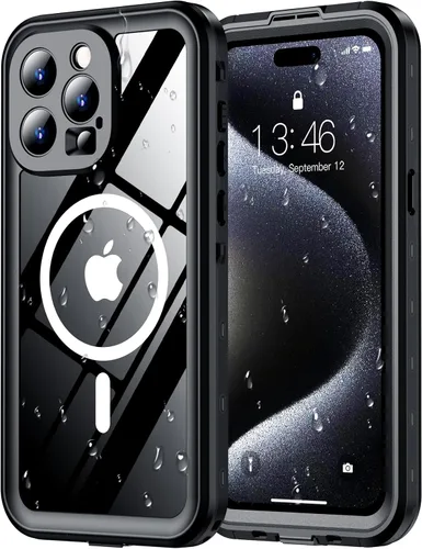 Miniatura 11 de Red2Fire Funda impermeable para iPhone 16, protector de pantalla integrado y protector de cámara, compatible con MagSafe, cuerpo completo a prueba