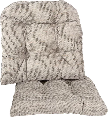 Miniatura 69 de Klear Vu Gripper Overstuffed - Cojines universales antideslizantes para silla de comedor para decoración de cocina o uso de oficina, almohadilla