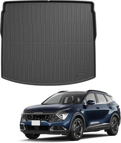 Miniatura 16 de Alfombrilla para maletero para Toyota Tundra SR5 2022-2025, MERXENG Protector de maletero para automóvil Todo-tiempo Alfombrilla protectora