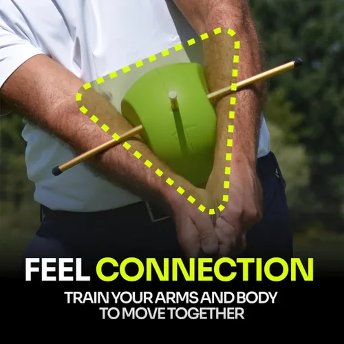 Miniatura 5 de The Connector Golf Training Aid - Entrenador de swing simple y eficaz para perfeccionar la mecánica, aumentar la precisión y mejorar tu juego El