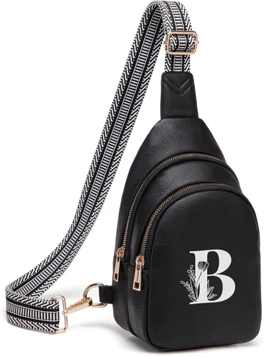 Miniatura 42 de Viverte Bolsas Cruzadas para Mujeres Bolso de Hombro Inicial Riñoneras Personalizadas Regalos para Mamá Mujer Esposa