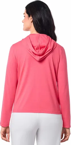 Miniatura 35 de Sudadera con capucha para la costa, de Coolibar, para mujer, UPF 50+, protege del sol