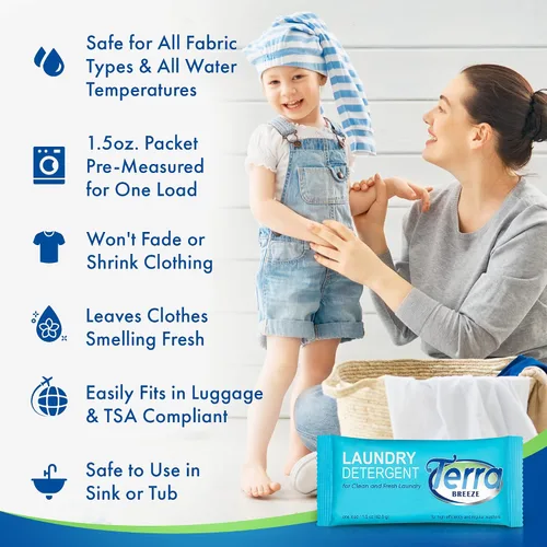 Miniatura 4 de Detergente en polvo para ropa - Paquete de 1.5 oz (caja de 150)