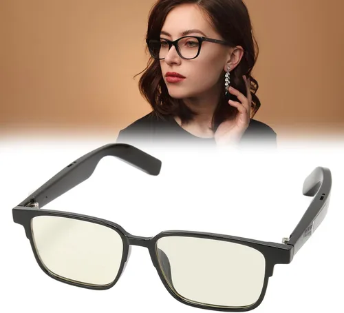 Miniatura 5 de Lentes inteligentes, gafas Bluetooth 5.3, lentes de audio inteligentes, micrófono integrado, altavoz IPX4, lentes de sol Bluetooth compatibles