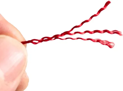 Miniatura 5 de Cuerda de seda torcida de poliéster de 0.039 in, 240 yardas, hilo de 3 capas para manualidades, macramé, colgantes, joyas, pulseras de la amistad