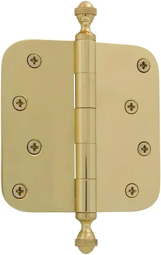 Miniatura 72 de Grandeur Hardware 824304 Bisagra residencial con punta de bellota de 3.5 pulgadas con esquinas de radio de 5/8 pulgadas en peltre antiguo