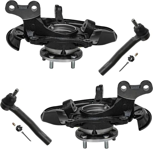Miniatura 109 de Detroit Axle - Kit de nudillos traseros izquierdo FWD para Hyundai Santa Fe 2007-2009 Veracruz 2007-2012, reemplazo del conjunto de cojinete