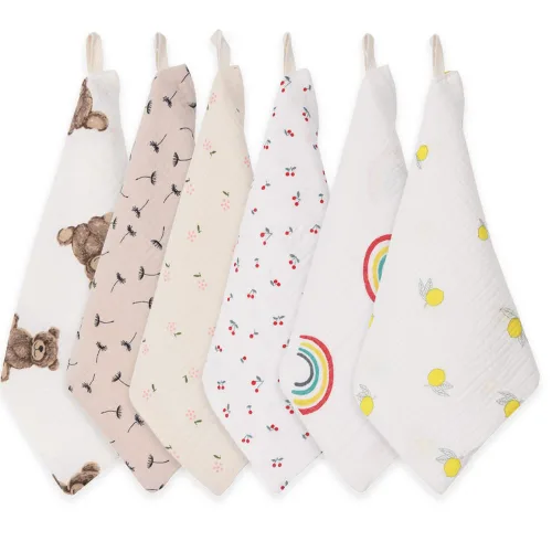 Miniatura 12 de norinori Baby Msulin - Paños de muselina para recién nacidos, 10 paños de muselina para bebé, toallas de lavado de algodón natural suaves
