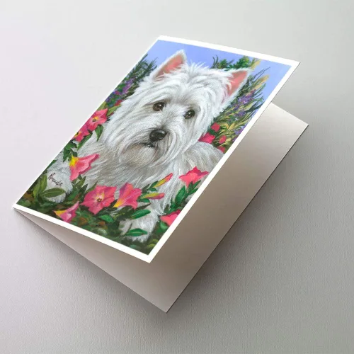 Miniatura 99 de Caroline's Treasures PPP3013GCA7P - Tarjetas de felicitación y sobres para mascotas de Basset Hound Teacher, paquete de 8 tarjetas en blanco
