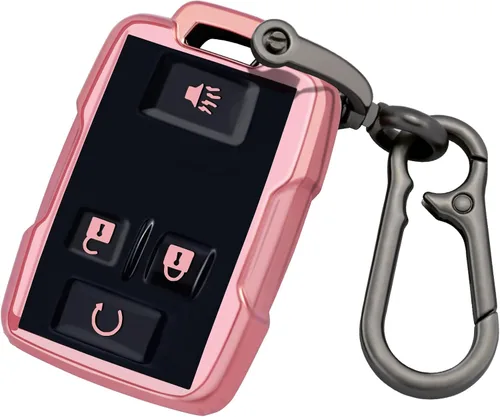 Miniatura 18 de XIYANG TRADE funda para llavero de Chevy con llavero, carcasa de llave de TPU con protección completa compatible con llave remota GMC Chevy Colorado