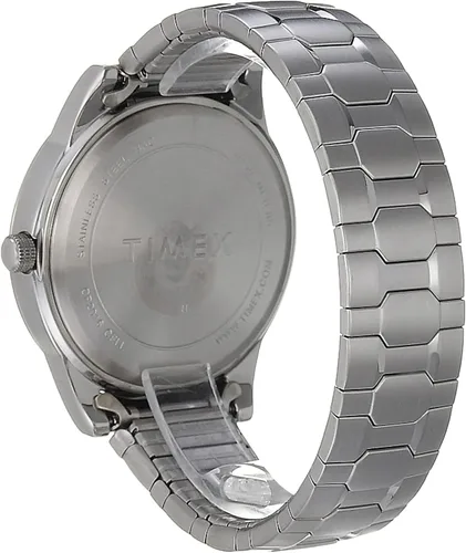 Miniatura 5 de Timex Tribute Citation - Reloj de cuarzo de 1.654in para hombre con correa de acero inoxidable