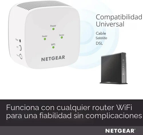 Miniatura 4 de NETGEAR Extensor de rango de malla WiFi (EX5000) - Cubre hasta 1,000 pies cuadrados y 15 dispositivos con amplificador y repetidor de señal
