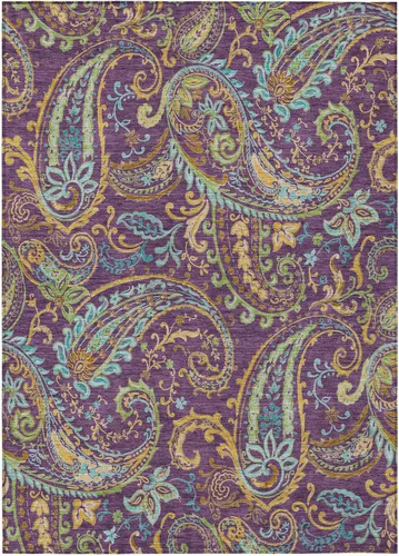 Miniatura 22 de Addison Rugs Chantille ACN533 - Alfombra negra de 8 x 10 pies, resistente a las manchas, lavable a máquina, no se desprende, para dormitorio, sala