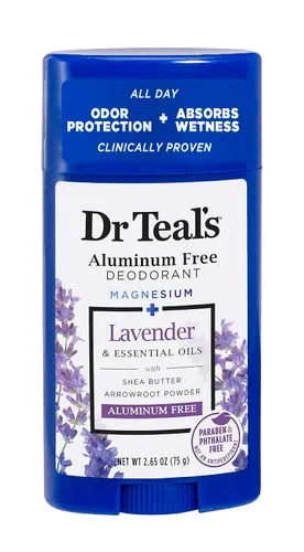 Miniatura 9 de Dr Teal's Desodorante sin aluminio, aceite de coco, sin parabenos ni ftalatos, 2.65 oz