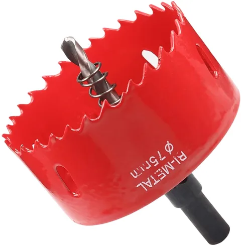Utoolmart Broca bimetálica de sierra de agujero de 2.953 in/2.95 pulgadas, profundidad de corte de 0.984 in/1 pulgada de profundidad de corte para