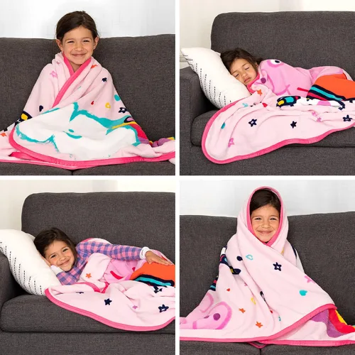 Miniatura 4 de Peppa Pig - Ropa de cama para niños, manta súper suave de micro raschel, 46 x 60 pulgadas, por Franco, las impresiones pueden variar