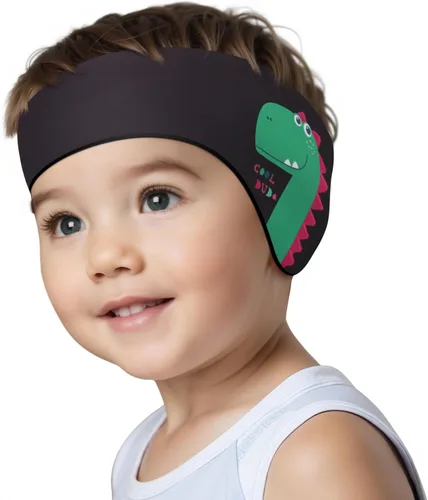 Miniatura 16 de HeySplash Diadema de natación, tapones para los oídos de natación, banda para los oídos de nadador, tapones para los oídos para niños, protector